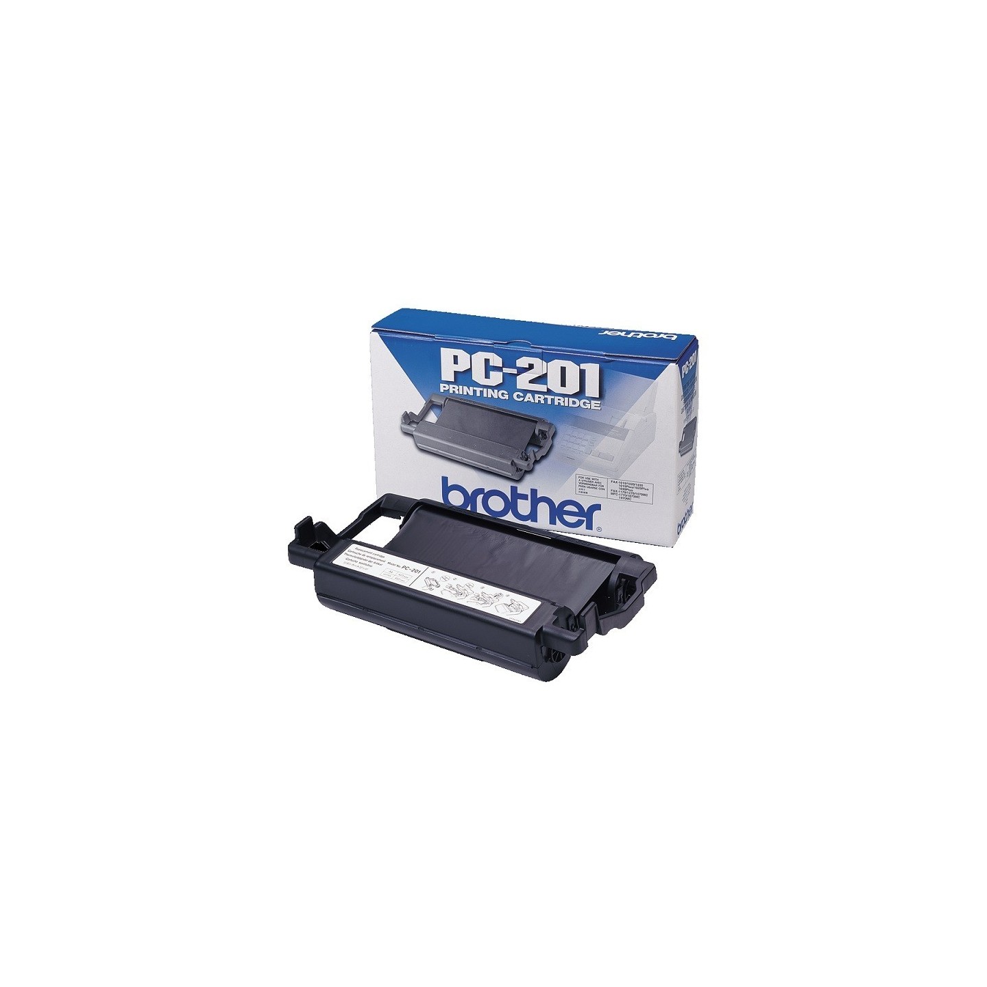 Ruban Thermique Noir Brother PC 201, Toner Express : achat en ligne de Ruban Thermique Noir Brother PC 201 pour imprimante