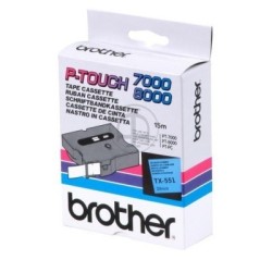Cassette ruban Brother 24mm Noir / Bleu, Toner Express : achat en ligne de Cassette ruban Brother 24mm Noir / Bleu pour impriman