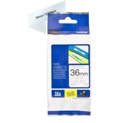 Ruban Matriciel Noir/transparent Brother  (TZ-161)  36mm, Toner Express : achat en ligne de Ruban Matriciel Noir/transparent Bro
