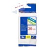 Ruban Matriciel Rouge/blanc Brother  (TZ-262)  36mm, Toner Express : achat en ligne de Ruban Matriciel Rouge/blanc Brother  (TZ-