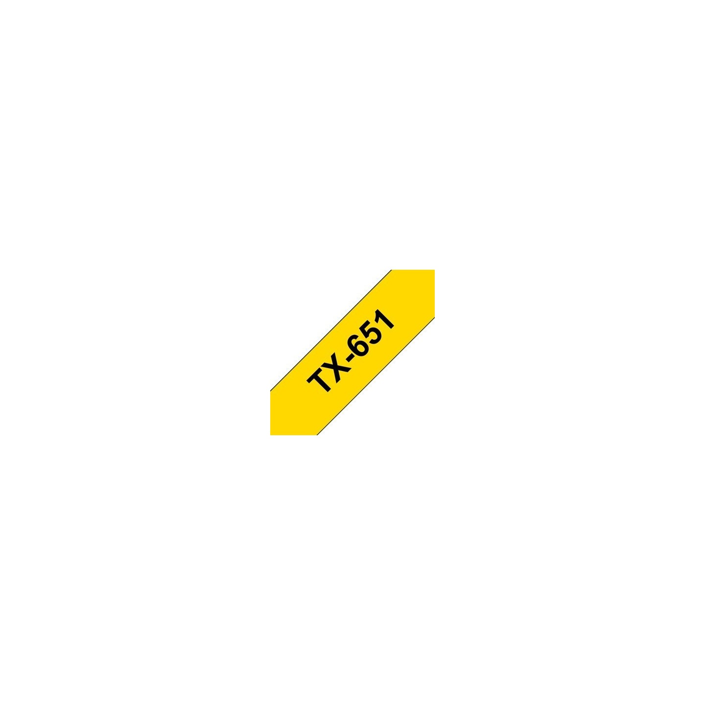 Cassette ruban Brother 24mm Noir / Jaune, Toner Express : achat en ligne de Cassette ruban Brother 24mm Noir / Jaune pour imprim