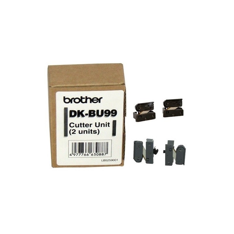 Pack 2 Massicots (cutter) Brother (DK-BU99) pour QL500...