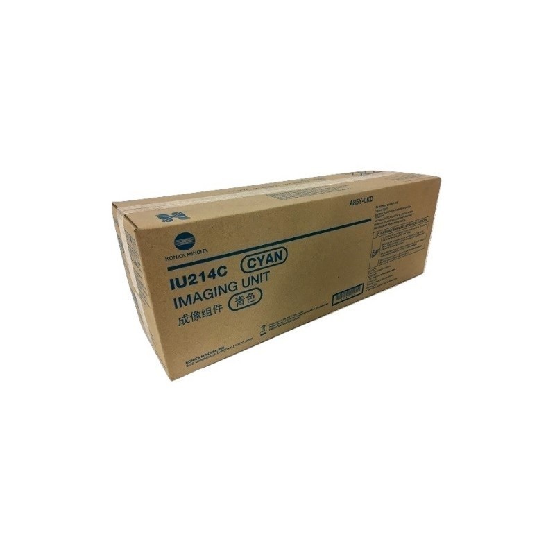 Unité image cyan Konica Minolta pour Bizhub C227 / C287 (IU-214C)