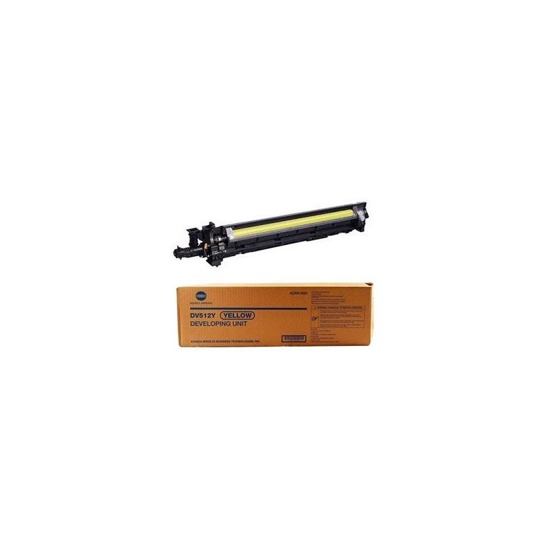 Developpeur jaune Konica Minolta pour Bizhub C224... (DV512Y), Toner Express : achat en ligne de Developpeur jaune Konica Minolt