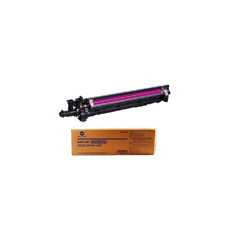 Developpeur magenta Konica Minolta pour Bizhub C224... (DV512M), Toner Express : achat en ligne de Developpeur magenta Konica Mi