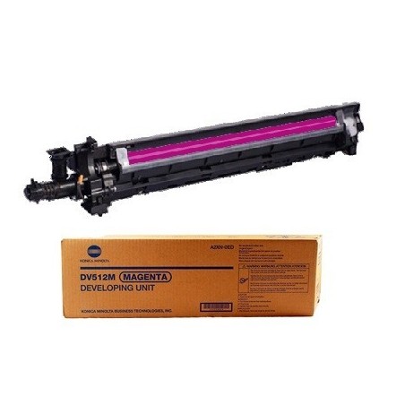 Developpeur magenta Konica Minolta pour Bizhub C224... (DV512M), Toner Express : achat en ligne de Developpeur magenta Konica Mi