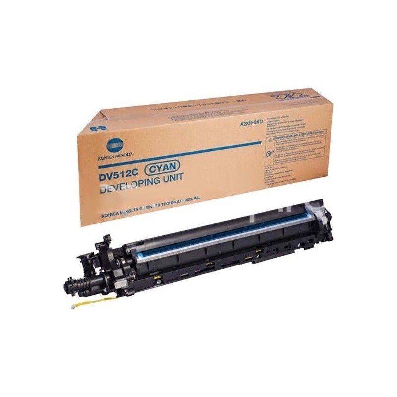 Developpeur Cyan Konica Minolta pour Bizhub C224... (DV512C), Toner Express : achat en ligne de Developpeur Cyan Konica Minolta 