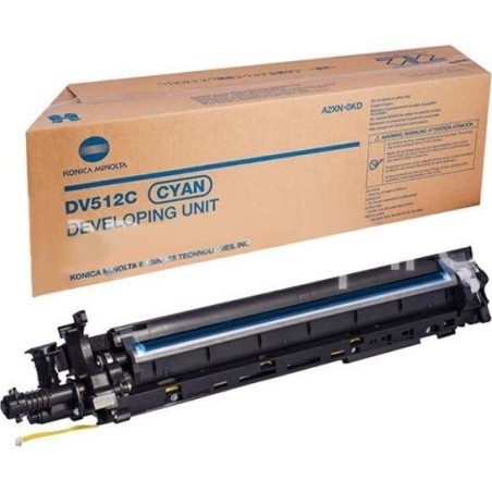 Developpeur Cyan Konica Minolta pour Bizhub C224... (DV512C), Toner Express : achat en ligne de Developpeur Cyan Konica Minolta 