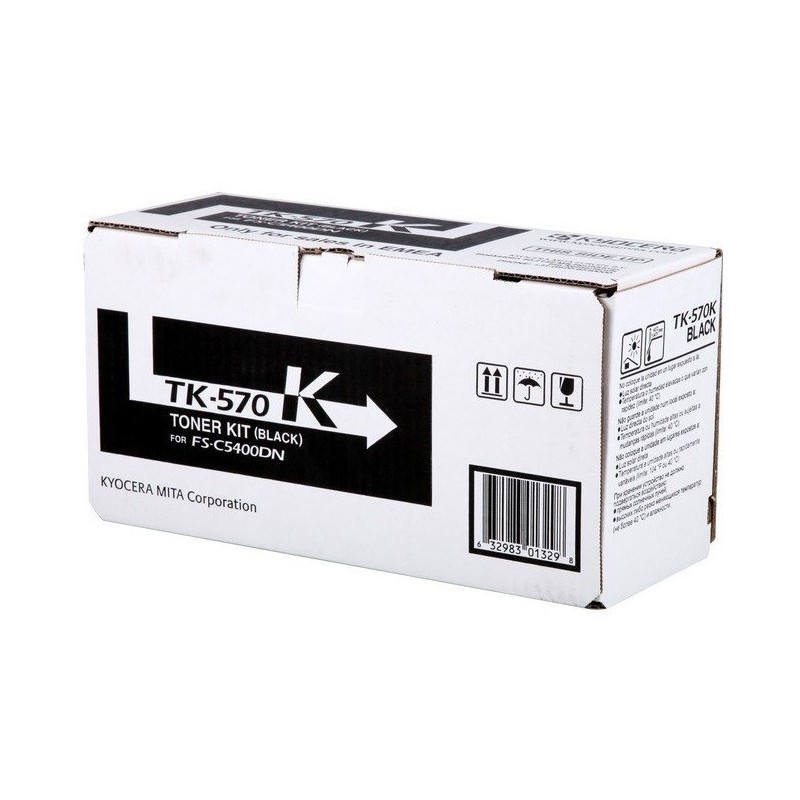Toner noir Kyocera Mita pour FS-C5400DN/ ECOSYS P7035CDN (TK570BK), Toner Express : achat en ligne de Toner noir Kyocera Mita po