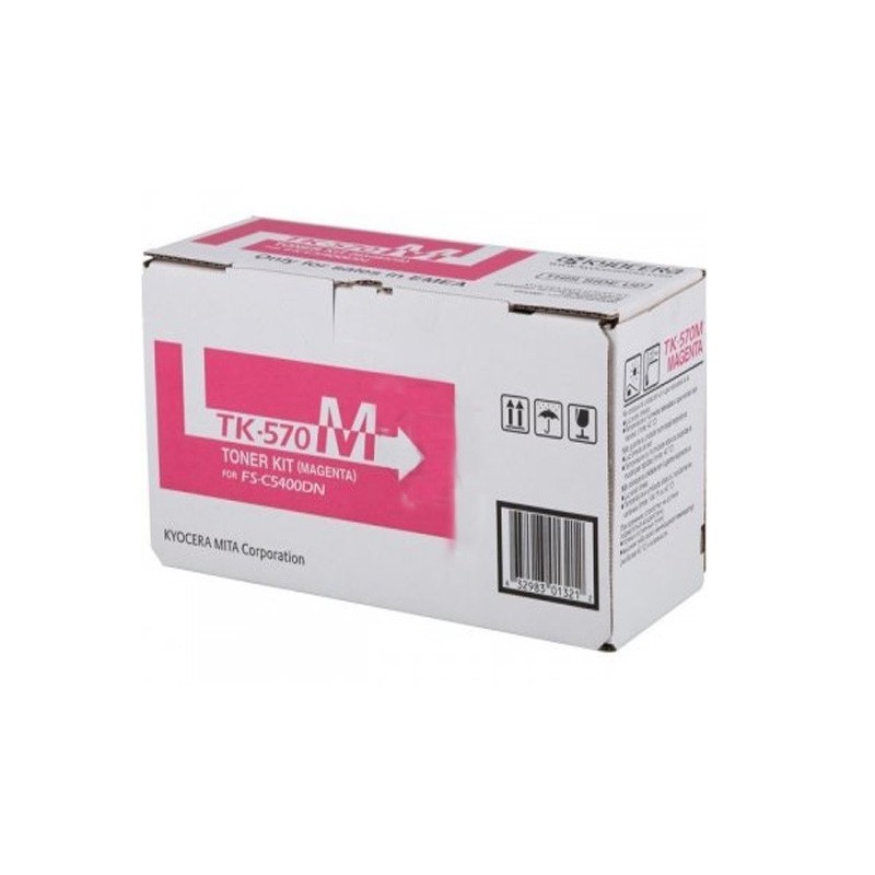 Toner magenta Kyocera Mita pour FS-C5400DN/ ECOSYS P7035CDN (TK570M), Toner Express : achat en ligne de Toner magenta Kyocera Mi