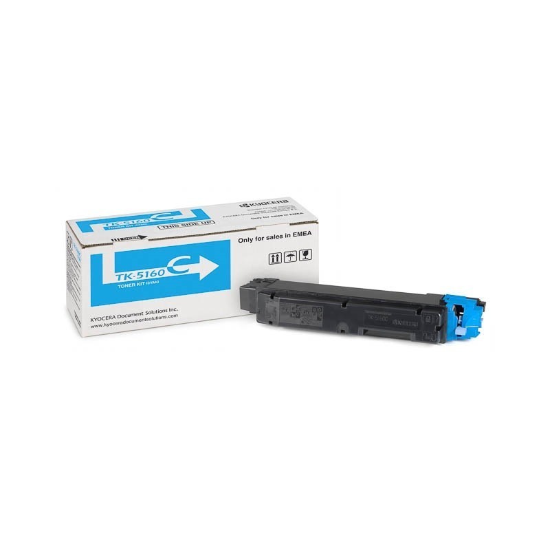 Toner Cyan Kyocera Mita pour ECOSYS P7040CDN (TK-5160C) (TK5160C)