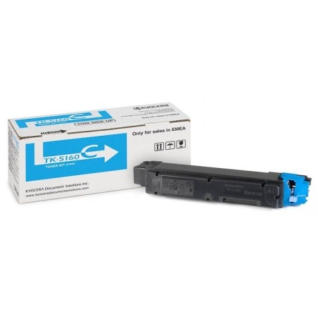 Toner Cyan Kyocera Mita pour ECOSYS P7040CDN (TK-5160C) (TK5160C)