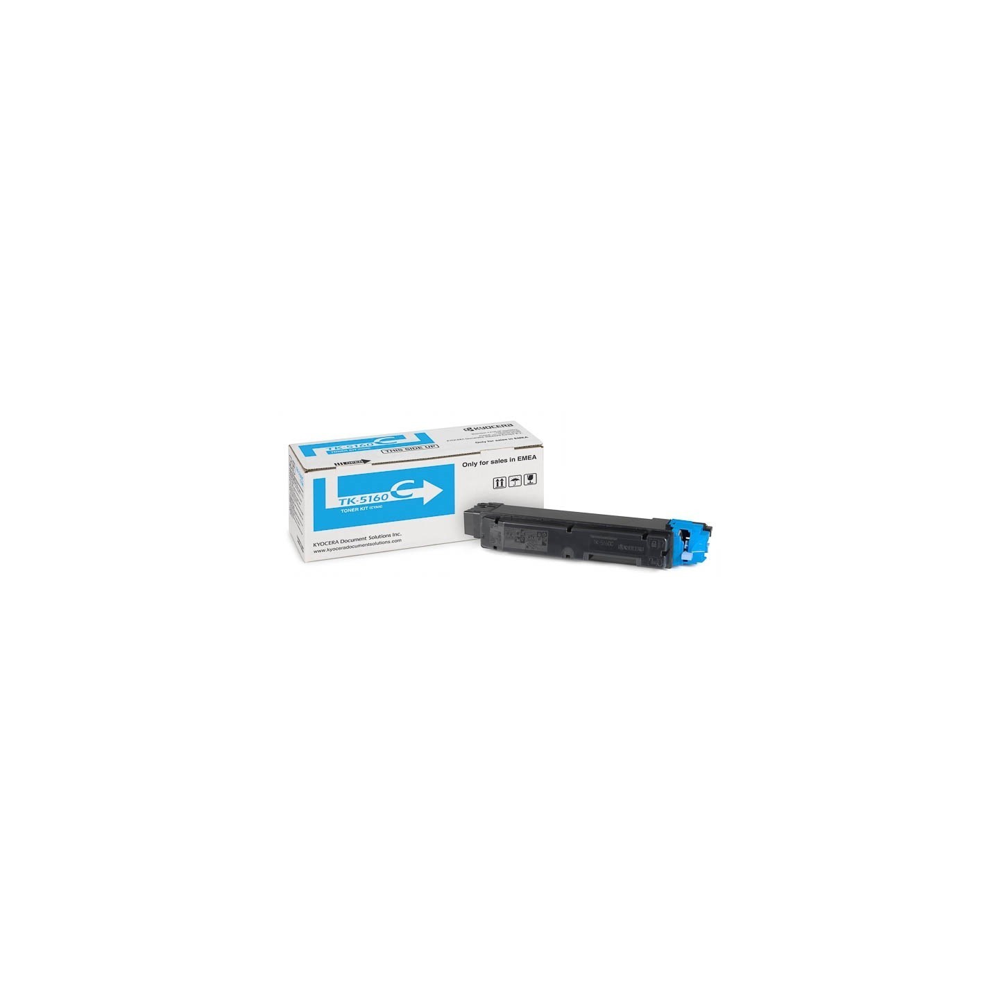 Toner Cyan Kyocera Mita pour ECOSYS P7040CDN (TK-5160C) (TK5160C)