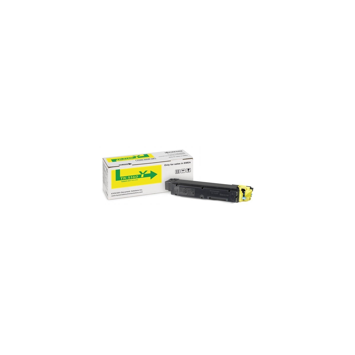 Toner Jaune Kyocera Mita pour ECOSYS P7040CDN (TK-5160Y) (TK5160Y)