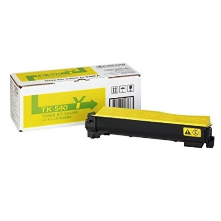 Toner jaune Kyocera Mita pour  FS C5100DN (TK-540Y), Toner Express : achat en ligne de Toner jaune Kyocera Mita pour  FS C5100DN