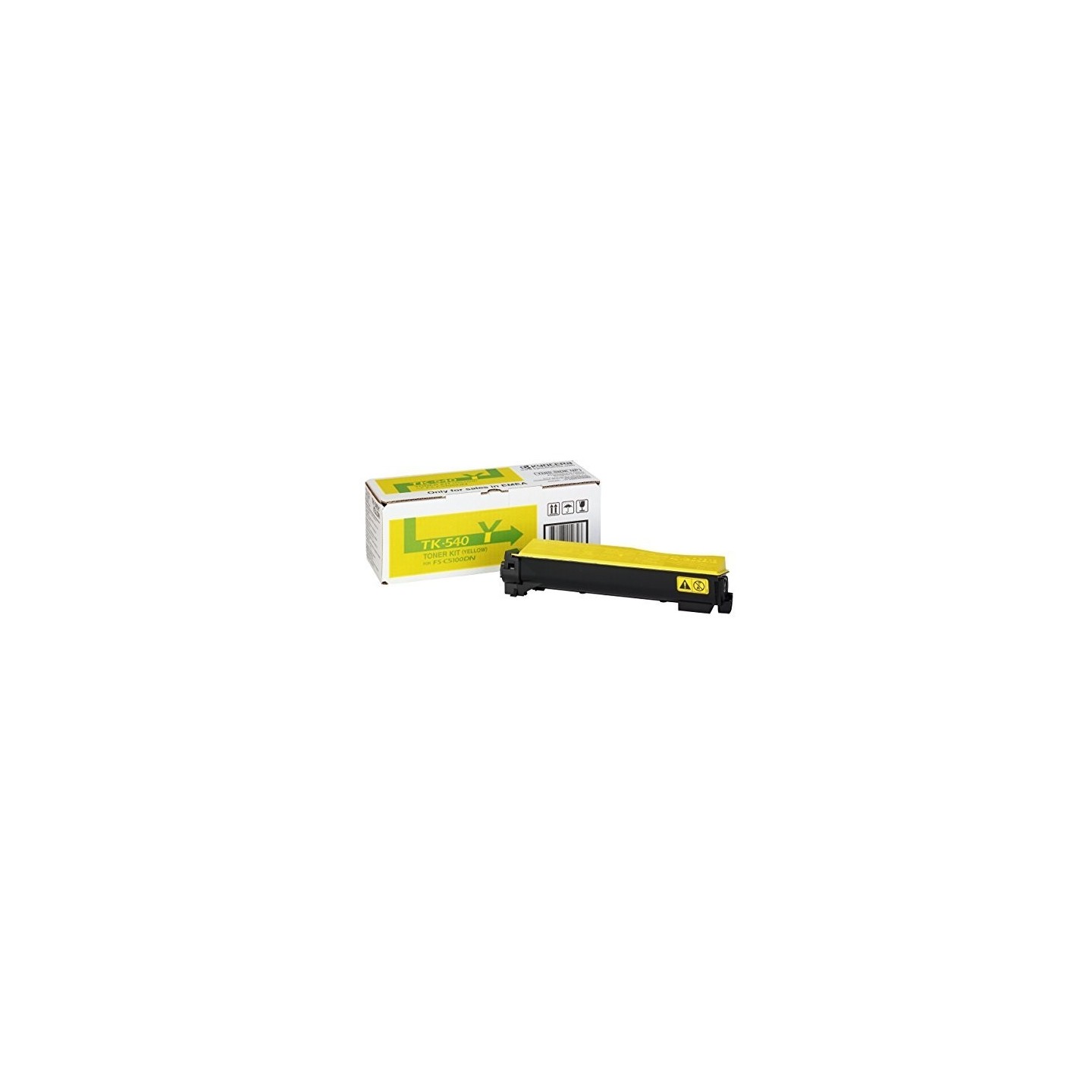 Toner jaune Kyocera Mita pour  FS C5100DN (TK-540Y), Toner Express : achat en ligne de Toner jaune Kyocera Mita pour  FS C5100DN