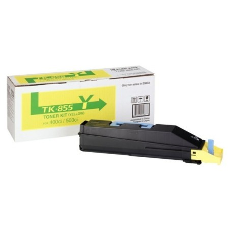 1T02H7AEU0 Toner jaune Kyocera pour TaskAlfa 400ci / 500ci (TK-855Y), Toner Express : achat en ligne de Toner jaune Kyocera