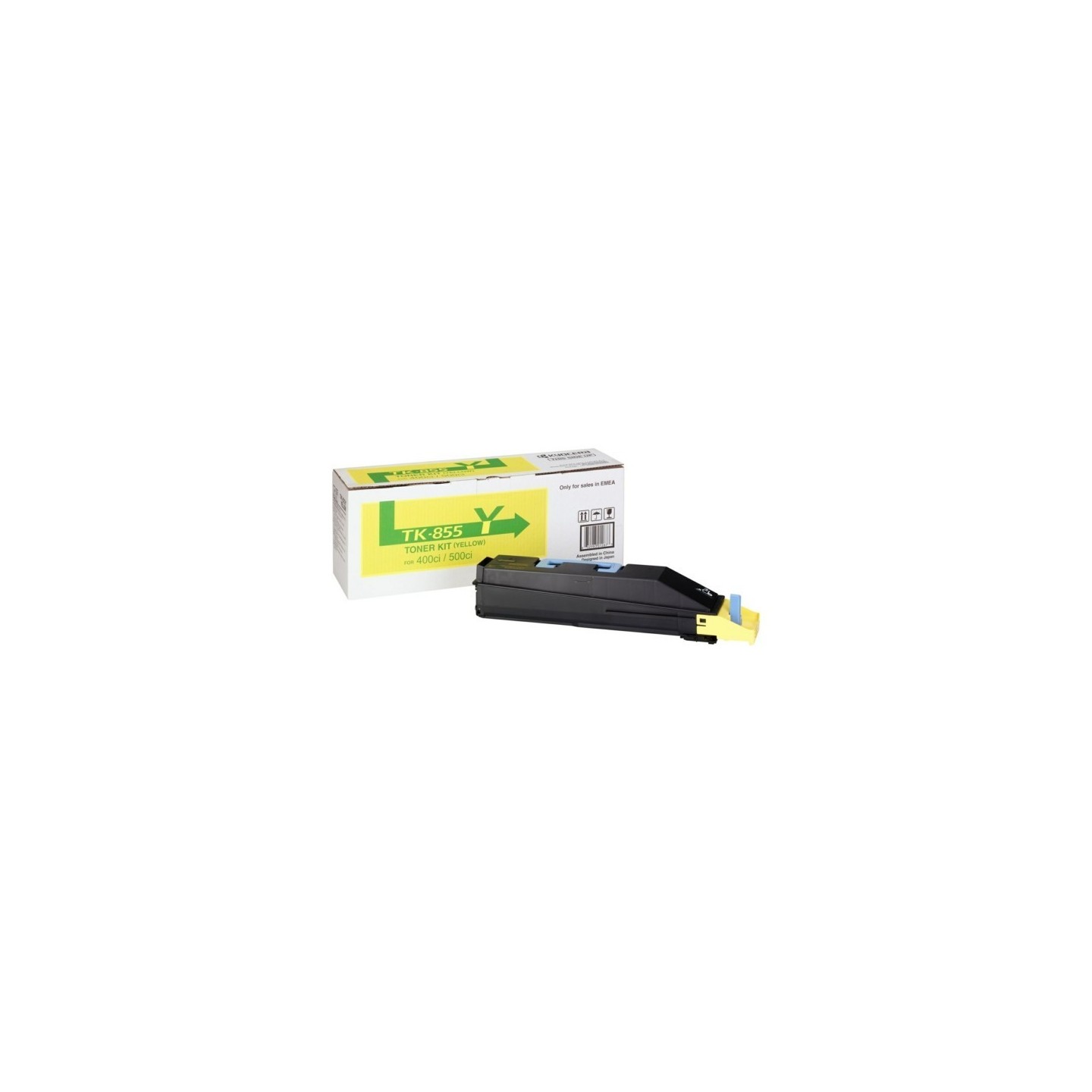 1T02H7AEU0 Toner jaune Kyocera pour TaskAlfa 400ci / 500ci (TK-855Y), Toner Express : achat en ligne de Toner jaune Kyocera
