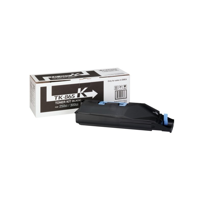 1T02JZ0EU0 Toner noir Kyocera Mita pour TaskAlfa 250ci / 300ci (TK-865K), Toner Express : achat en ligne de Toner noir Kyocera 