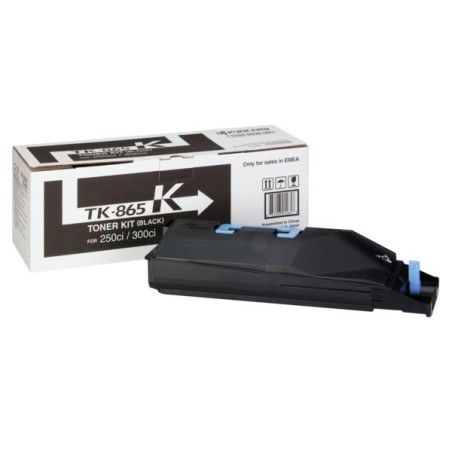 1T02JZ0EU0 Toner noir Kyocera Mita pour TaskAlfa 250ci / 300ci (TK-865K), Toner Express : achat en ligne de Toner noir Kyocera 