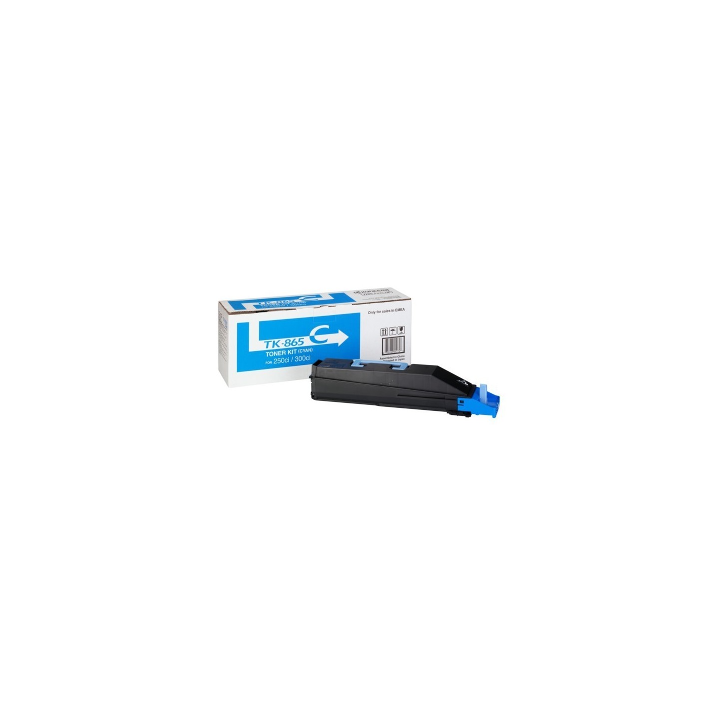 1T02JZCEU0 Toner cyan Kyocera Mita pour TaskAlfa 250ci / 300ci (TK-865C), Toner Express : achat en ligne de Toner cyan Kyocera 