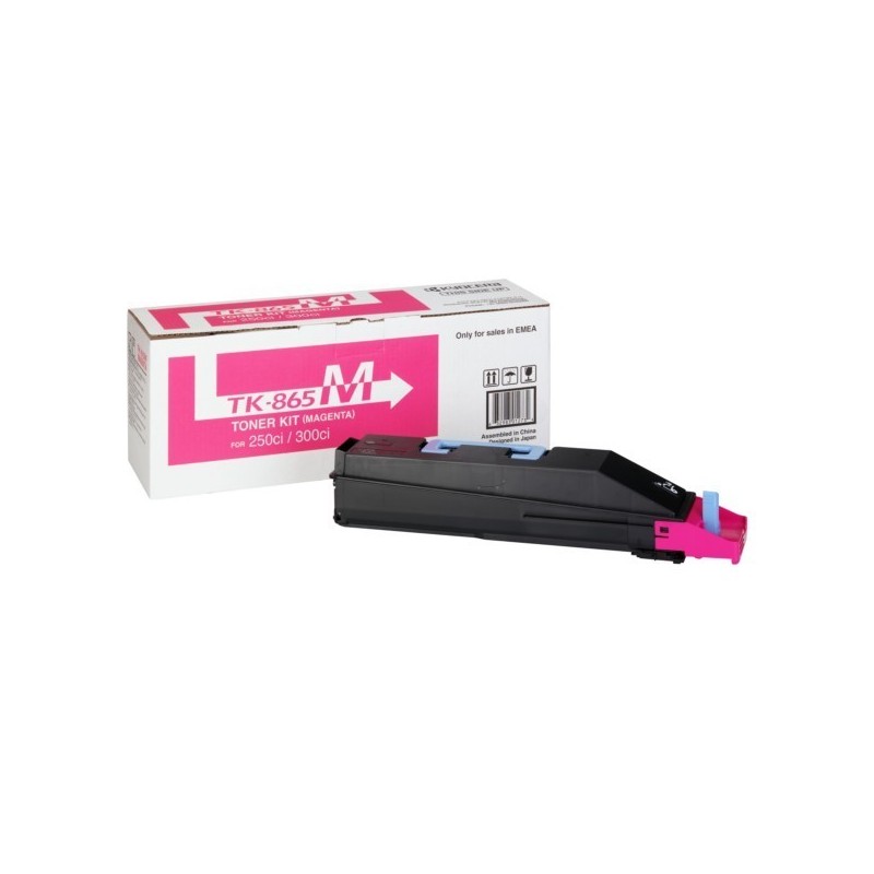 1T02JZBEU0 Toner magenta Kyocera Mita pour TaskAlfa 250ci / 300ci (TK-865M), Toner Express : achat en ligne de Toner magenta 