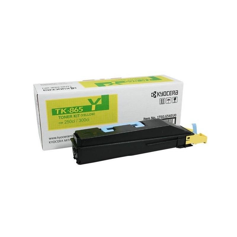 1T02JZAEU0 Toner jaune Kyocera Mita pour TaskAlfa 250ci / 300ci (TK-865Y), Toner Express : achat en ligne de Toner