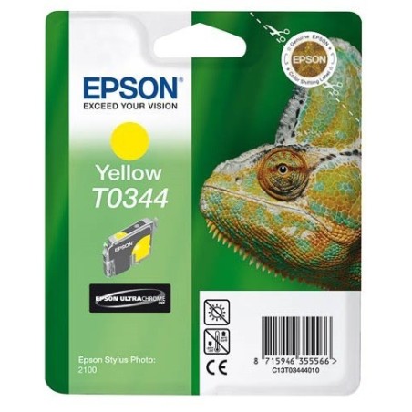 Cartouche Encre Jaune EPSON (T0344), Toner Express : achat en ligne de Cartouche Encre Jaune EPSON (T0344) pour imprimante