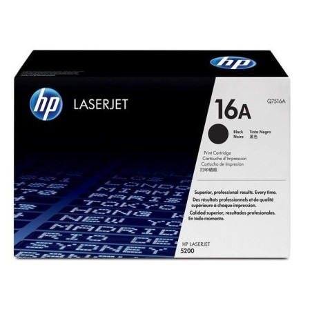 Toner noir HP pour laserjet 5200 / 5200DN / 5200DTN (16A), Toner Express : achat en ligne de Toner noir HP pour laserjet 5200 / 