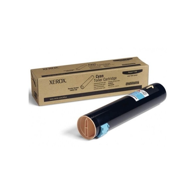 Toner cyan Xerox pour Phaser 7760 / 7760DN / 7760GX / 7760DX, Toner Express : achat en ligne de Toner cyan Xerox pour Phaser 776