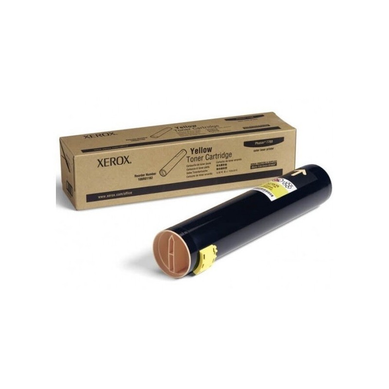 Toner jaune Xerox pour Phaser 7760 / 7760DN / 7760GX / 7760DX, Toner Express : achat en ligne de Toner jaune Xerox pour Phaser 7