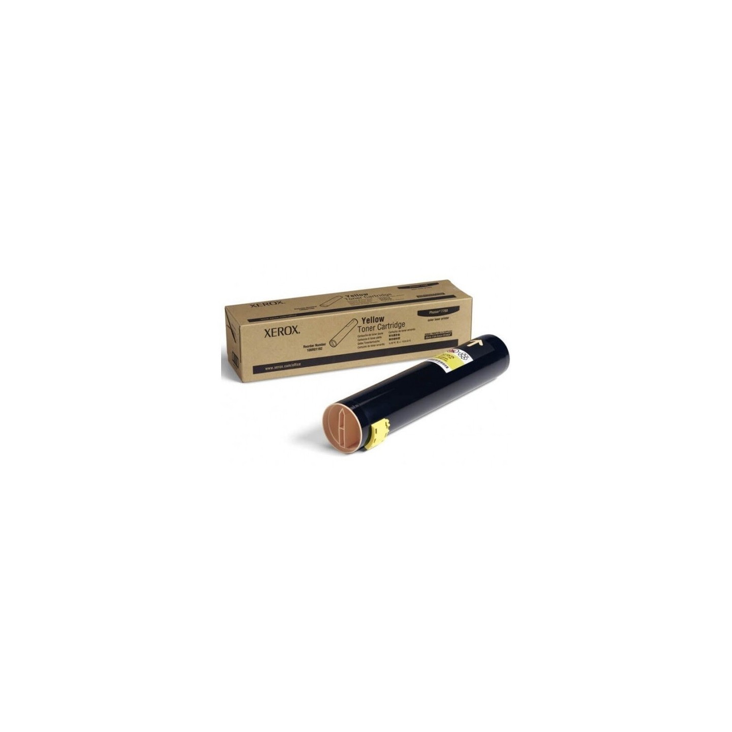 Toner jaune Xerox pour Phaser 7760 / 7760DN / 7760GX / 7760DX, Toner Express : achat en ligne de Toner jaune Xerox pour Phaser 7