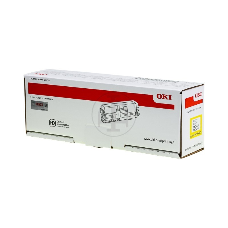Cartouche toner Oki Original - Jaune - 1500 Pages pour MC573