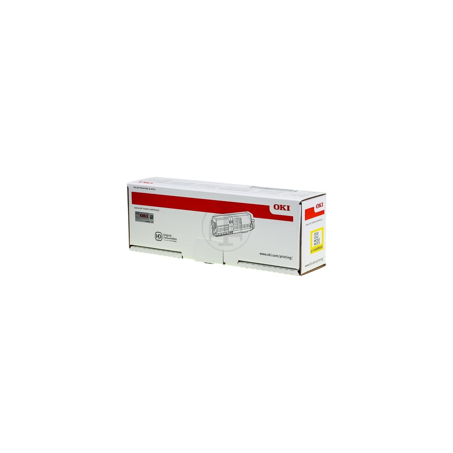 Cartouche toner Oki Original - Jaune - 1500 Pages pour MC573