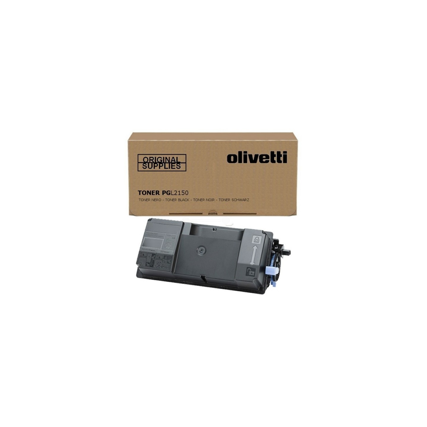 Toner Noir Olivetti pour  D-COPIA 5004 MF, L2150 ...