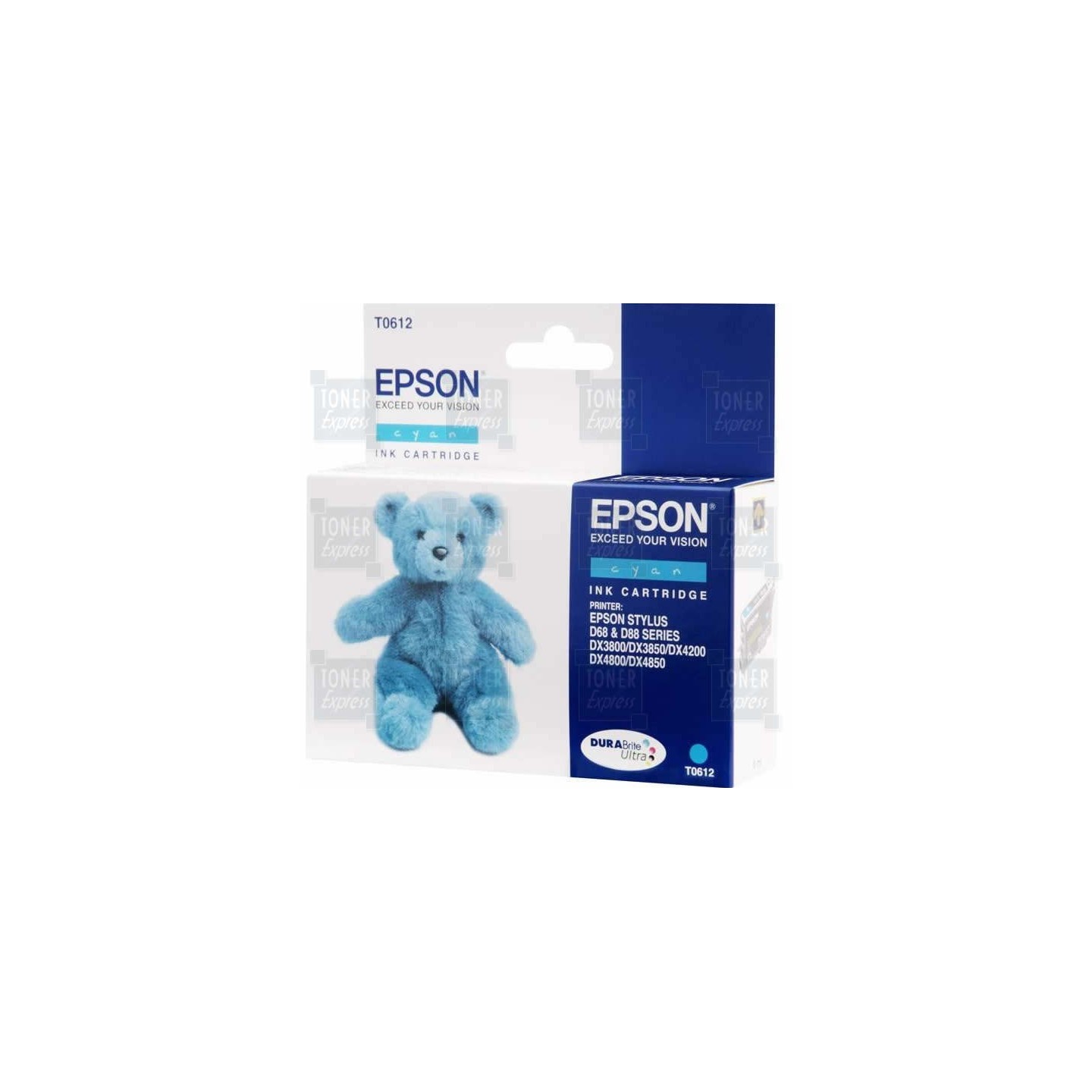 Cartouche d'encre Espon T0612 Cyan, Toner Express : achat en ligne de Cartouche d'encre Espon T0612 Cyan pour imprimante