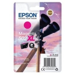 Cartouche d'encre Magenta haute capacité Epson pour WorkForce WF-2860dwf ... (n°502XL) - 470 pages.