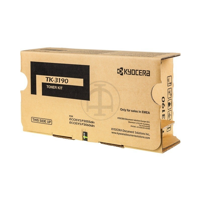 Toner Kyocéra pour ECOSYS P3055, P3060dn (TK-3190)