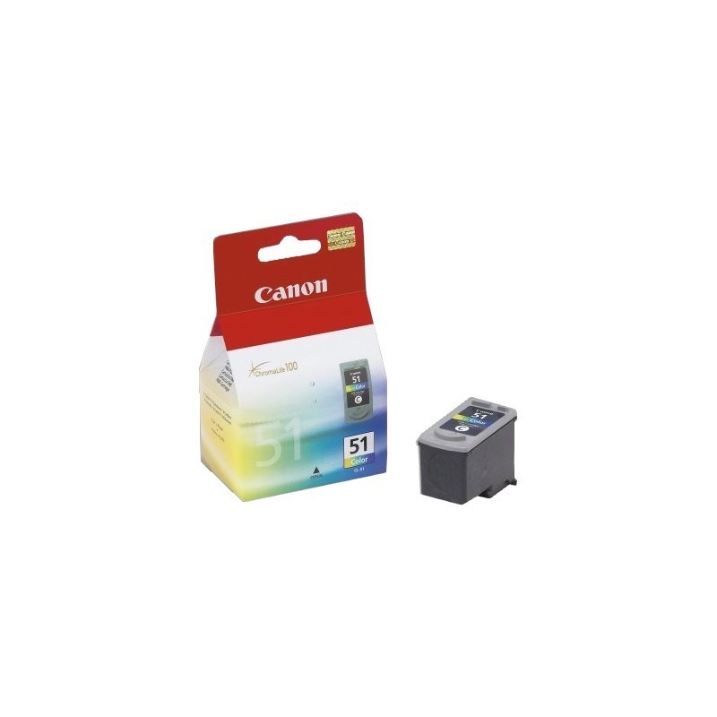 Cartouche d'encre Canon CL-51 Couleur (Haute Capa), Toner Express : achat en ligne de Cartouche d'encre Canon CL-51 Couleur (Hau