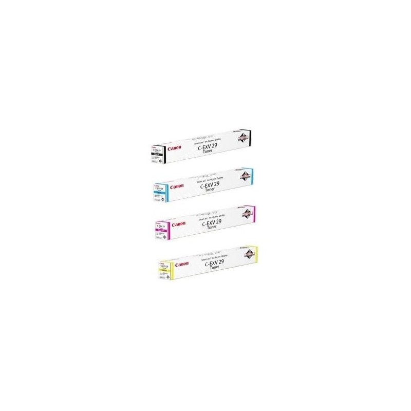 Pack de 4 toners Canon pour IRC 5030 / 5035 ....  (C-EXV29), Toner Express : achat en ligne de Pack de 4 toners Canon pour IRC 5