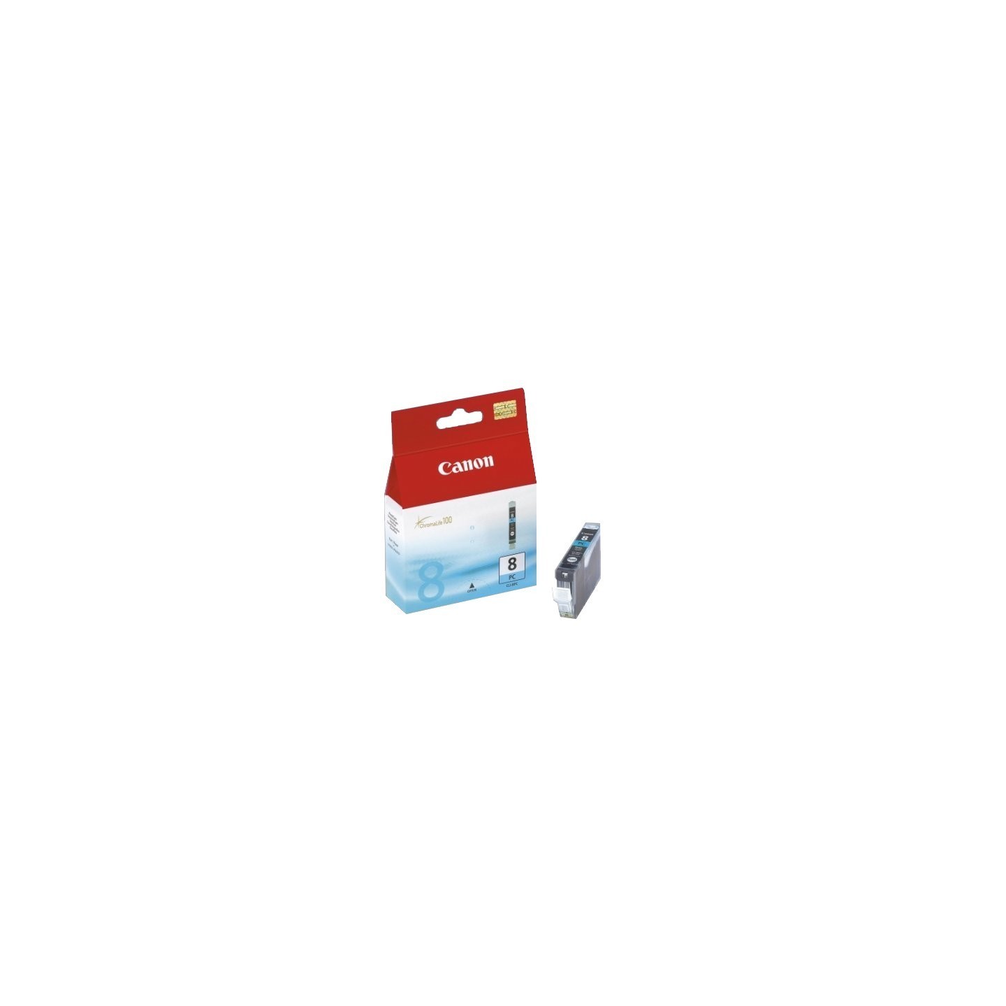 Cartouche d'encre Canon CLI-8PC Photo Cyan, Toner Express : achat en ligne de Cartouche d'encre Canon CLI-8PC Photo Cyan pour im