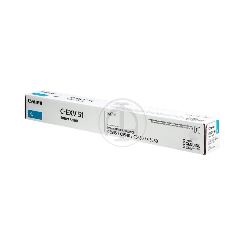 Toner cyan Canon pour IRC 5535i/ 5540i/ 5500 ...  (C-EXV51C)