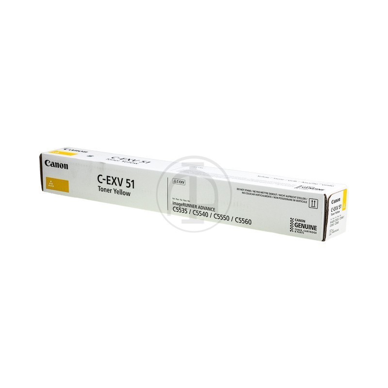 Toner jaune Canon pour IRC 5535i/ 5540i/ 5500 ...  (C-EXV51Y)