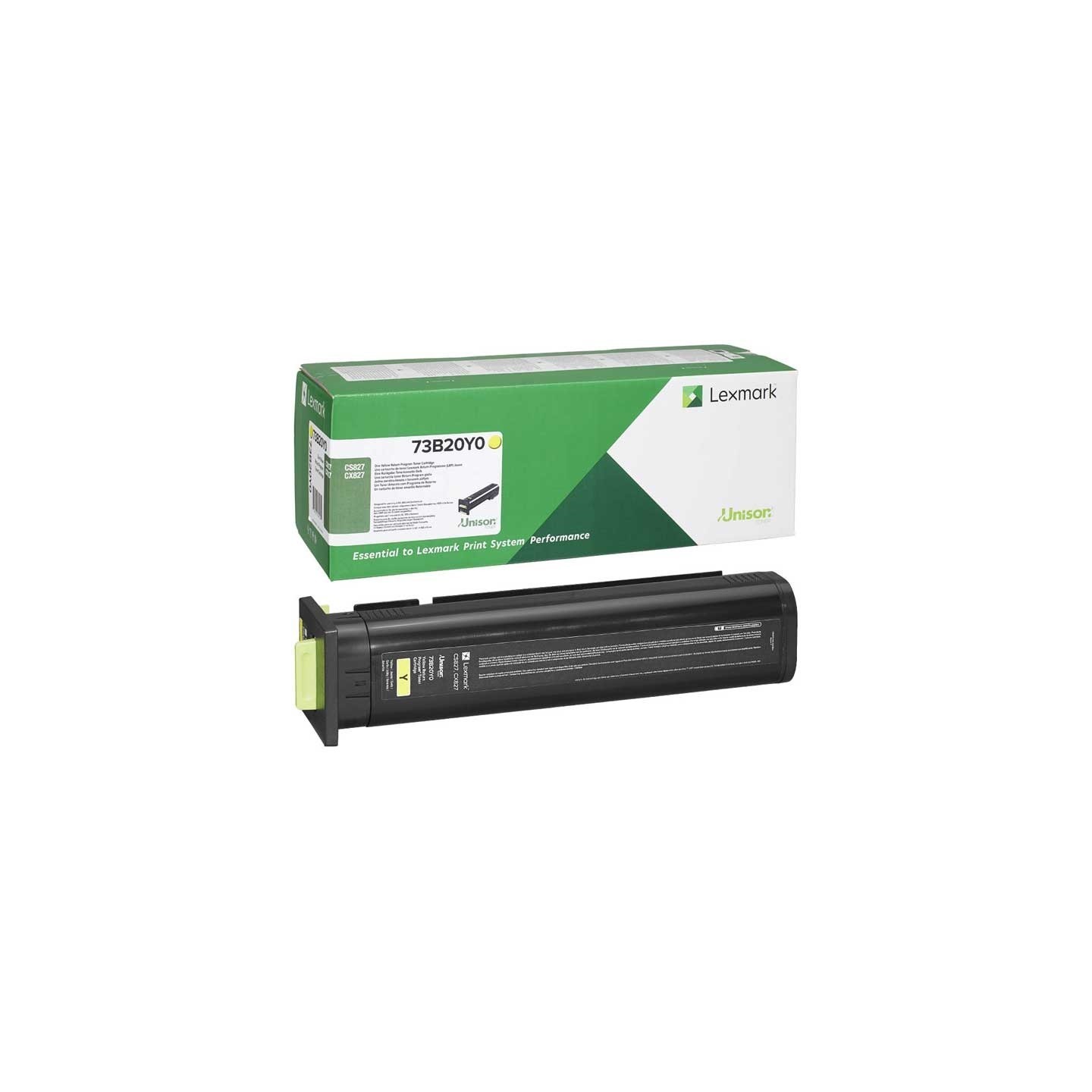 Cartouche de toner Return Program Magenta LEXMARK pour CS827de, CX827de