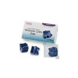 3 Batonnets d'encre solide cyan pour Xerox workcenter c2424, Toner Express : achat en ligne de 3 Batonnets d'encre solide cyan p