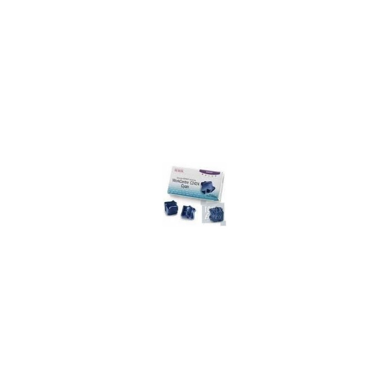 3 Batonnets d'encre solide cyan pour Xerox workcenter c2424, Toner Express : achat en ligne de 3 Batonnets d'encre solide cyan p