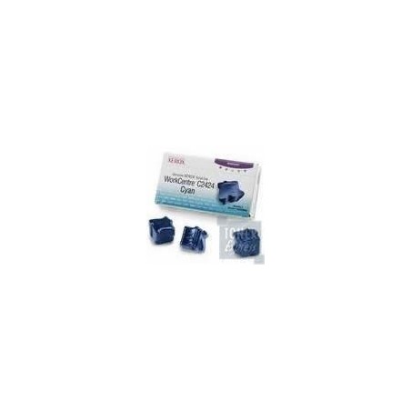 3 Batonnets d'encre solide cyan pour Xerox workcenter c2424, Toner Express : achat en ligne de 3 Batonnets d'encre solide cyan p