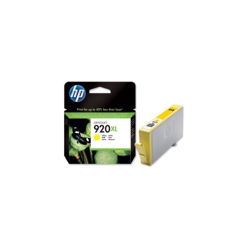 Cartouche Encre jaune HP pour officejet 6500 ... (N°920XL), Toner Express : achat en ligne de Cartouche Encre jaune HP pour offi
