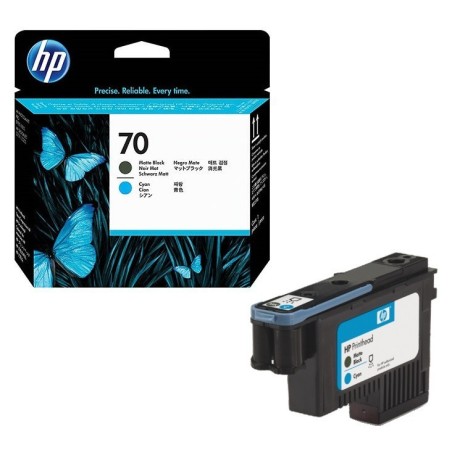 Tête d'impression noir mat et jaune Vivera HP pour HP Z2100 ... (N°70), Toner Express : achat en ligne de Tête d'impressio