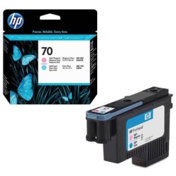 Tête d'impression light cyan/light magenta Vivera HP pour HP Z2100 ... (N°70), Toner Express : achat en ligne de Tête d'im